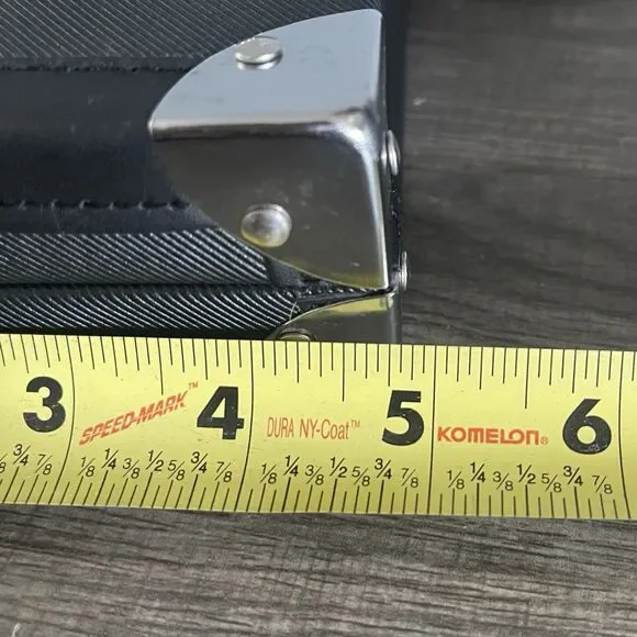 Lord Culture Women Black With Metal Hardware Hard Case Bag Crossbody - Picture 10 of 11